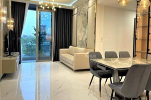 Low floor apartment for rent in Empire City with 2 bedroom full luxury furniture