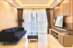 Rustic apartment for rent in Midtown Phu My Hung with 3 bedrooms
