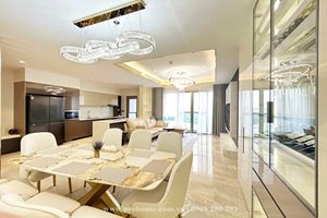 Low rental 3-bedroom apartment for rent in The Horizon with full modern furniture
