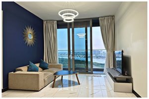 River view 1 bedroom apartment for rent at Empire City with luxurious furniture