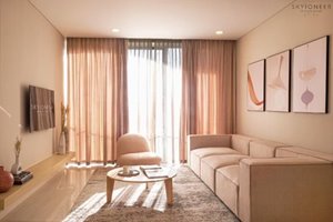 Cozy 3 bedroom apartment for rent in Waterina Suites with full nice furniture