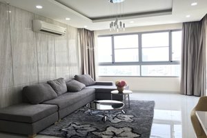Large 3 bedroom apartment for rent in Green Valley with full furniture and nice view