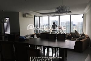 3 bedroom apartment for rent in Green Valley, high floor, golf course and river view, brand new furniture