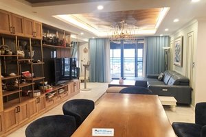A modern 3 bedroom apartment for rent in Nam Phuc with park view