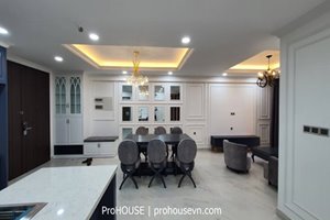 Cheap 3 bedroom apartment in Midtown for rent with nice furniture and river view