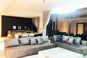 Fully-furnished 4 bedroom apartment for rent in Define with private pool and garden