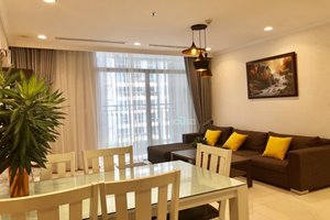 Elegant apartment for rent with full furniture in Vinhome Central Park at cheap price