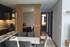2 bedroom apartment for rent in Empire City with large balcony and fully furnished
