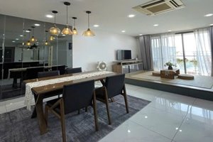 Spacious 3 bedroom apartment for rent at Hung Phuc with open views