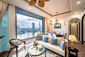 Luxurious 3 bedroom for rent in Tilia Residences - Empire City with full river view