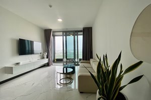 High floor apartment with open view for rent in Empire City with 2 bedrooms fully furnished