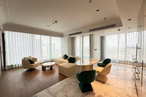 Brand new luxury 3 bedroom apartment with premium furnishings for rent at Grand Marina Saigon