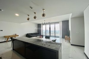 3 bedroom river view apartment for rent in Empire City with full furniture
