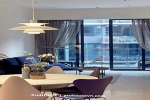 Luxury designed apartment 3brs for rent in The River TT on low floor 3000$