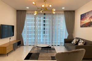 Sunwah Pearl – elegant 3-bedroom apartment for rent with full furniture by the saigon river