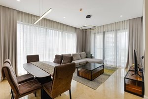 Beautiful apartment for rent full furniture in Diamond Island with 3 bedrooms