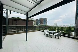 1 bedroom apartment with large yard for rent in Empire City with fully furnished