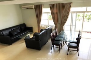 Unfurnished apartment for rent in My Tu with swimming pool and large garden – Near SSIS