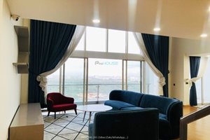 Penthouse with luxury furniture and beautiful view in The Estella for rent 