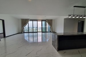 Beautiful view apartment for rent with 3 bedrooms in Empire City with basic furniture