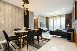 Luxury 3-bedroom apartment for rent at Sunwah Pearl with direct view of the Saigon River