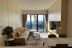 2 bedroom apartment with airy view and fully furnished for sale at The River Thu Thiem