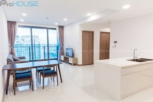  Nice fully furnished apartment for rent on high floor with good price in Sunwah Pearl