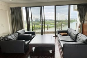 5 bedroom penthouse for rent in Phu My Hung center with amazing view to the river