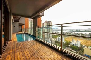 Pool villa for rent in District 2 near AIS with private pool and garden - 296m2