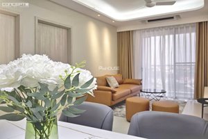 Corner apartment for rent with pool view at Hung Phuc Premier with beautiful furniture