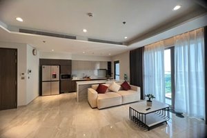 Modern fully furnished 3 bedroom apartment for rent at The Horizon Phu My Hung with parking