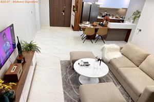 Modern 2 bedroom apartment for rent at Midtown Phu My Hung fully furnished
