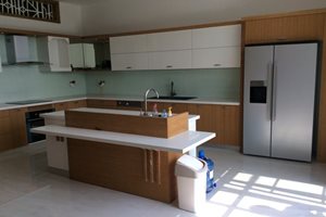 Large villa for rent in Chateau, Phu My Hung, 4 bedrooms, low rental, full furniture