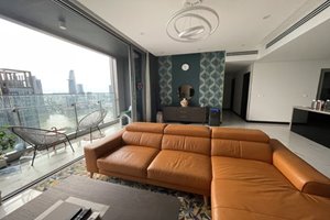 3 bedroom apartment for rent in Empire City with river view and modern furniture