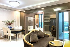 1-Bedroom Apartment For Rent at Vinhomes Central Park | Elegant Interior | Park View