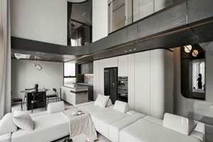 Penthouse Loft for Rent at The Galleria Metropole Thu Thiem, Duplex Design, Fully Furnished