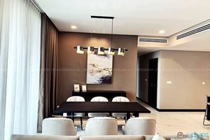 Empire City classy apartment for rent with simple style design and high floor