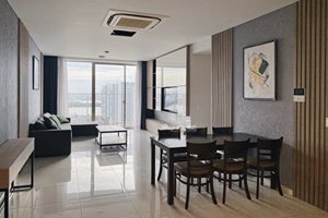 Large 3 bedroom apartment for rent in Water Suites with full modern furniture