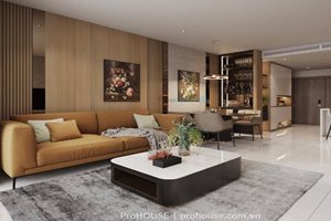 3 room apartment for rent in Sunwah Pearl with nice decoration