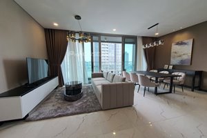 Super luxury 3 bedroom apartment for rent in Empire City with full furniture