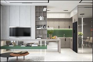 Lovely 2 bedroom apartment in Urban Hill for rent with nice decoration