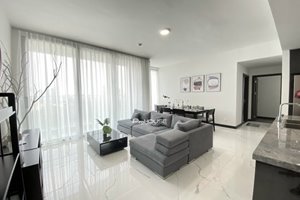 Nice apartment for rent in Empire City with 2 bedrooms full high-class furniture