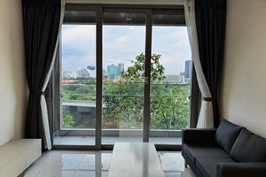 1 bedroom apartment for rent in Empire City with full furniture and open view