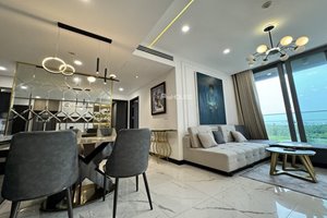 Open view high floor apartment for rent in Empire City with full furniture