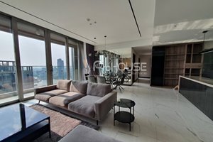 Fully furnished river view apartment for rent in Empire city with 3 bedrooms