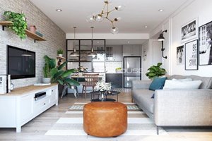 2 bedroom apartment in The Signature for rent with beautiful design