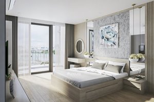Beautiful 3 bedroom apartment for rent in Waterina Suites with full furniture