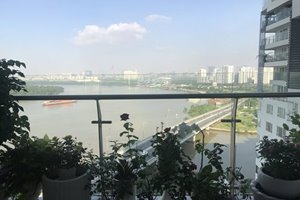 2 bedroom river view apartment for rent in Diamond Island with full furniture