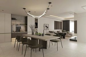Riverside Residence elegant 3 bedroom apartment brand new interiors with river view for sale 