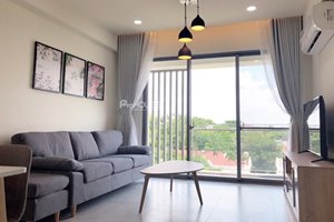 Cheap 3-bedroom apartment with villa view for sale in Hung Phuc-Happy Residence with full furniture